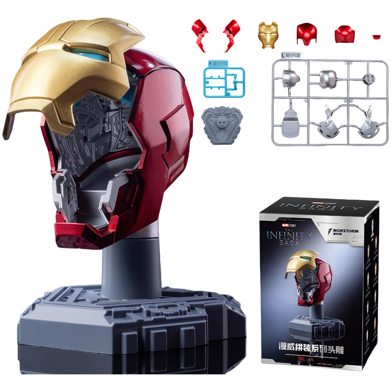 Model Kit Iron Man Mark 50 - Topeng Helm Iron Man Asli 9