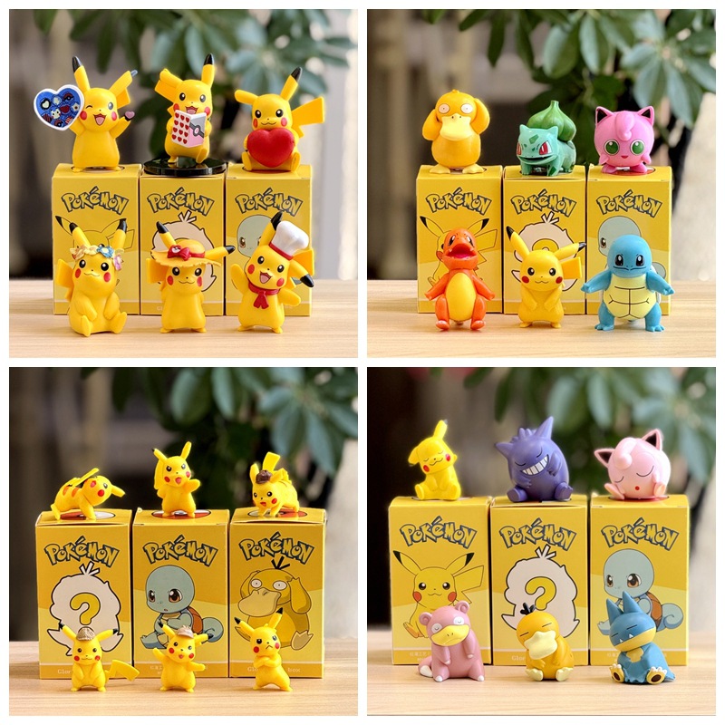 Model Kit Quick Pokemon - Pokemon Pikachu Anime Peripheral Mini Pvc