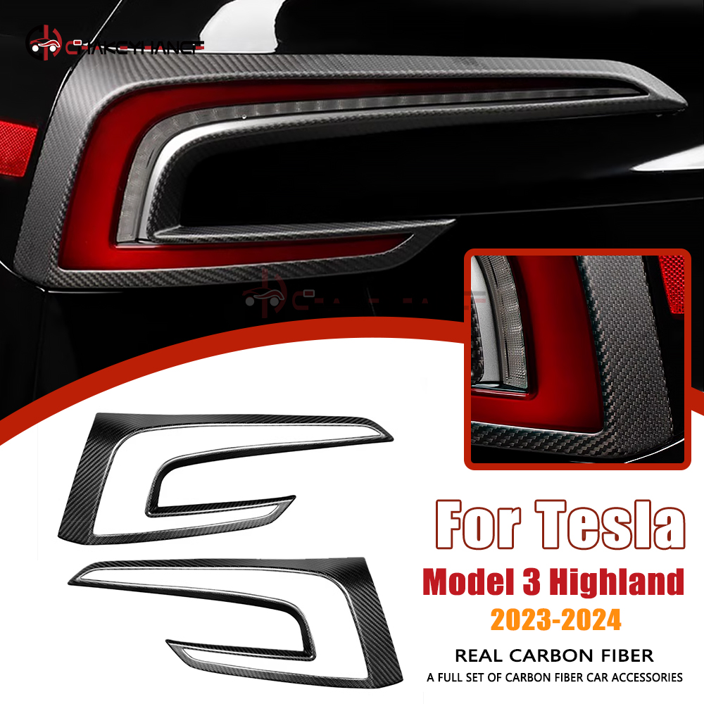 Model Kit Frame - Penutup Bingkai Lampu Belakang Mobil Serat