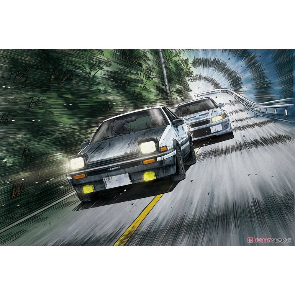 Model Kit Ae86 - Model perakitan prefabrikasi Aoshima-05954-A 1/24 Initial