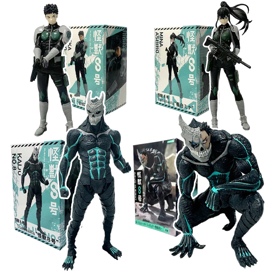 Model Kit Kaiju 8 - Figur Kaiju No.8 21cm, Patung Berdiri