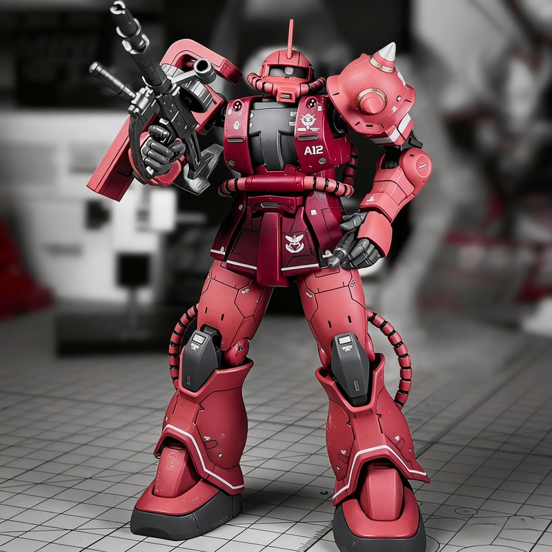 Model Kit Iron Man Mark 50 - GTO Char's Zaku HG 1/144 Mech