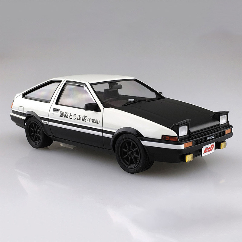 Model Kit Ae86 - Model mobil rakitan statis Aoshima-05961-B 1/24