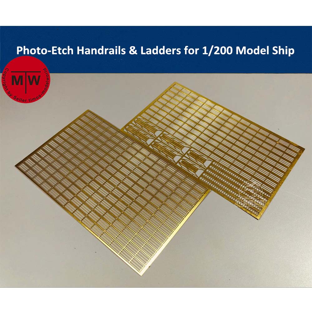 Photo Etch Brass - Foto Terukir PE Pegangan Tangga untuk
