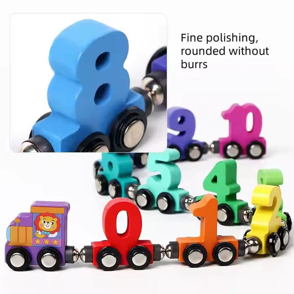 Model Kit Train - Kereta Angkut Magnetik Kayu dengan Blok