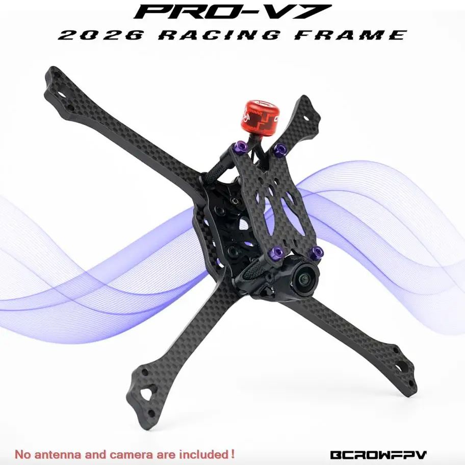 Model Kit Frame - Kit Rangka Drone Balap BCROWFPV PRO-V7