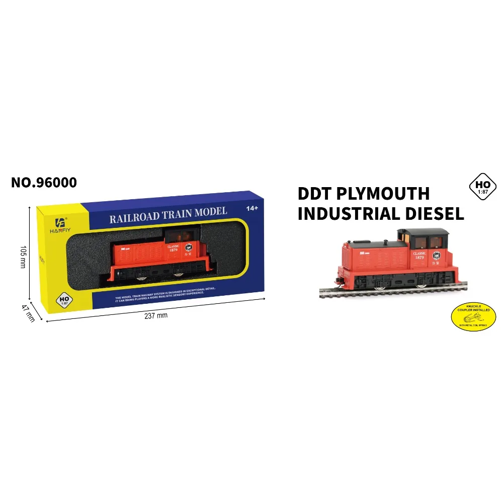 Model Kit Train - HO skala lokomotif set proporsi listrik