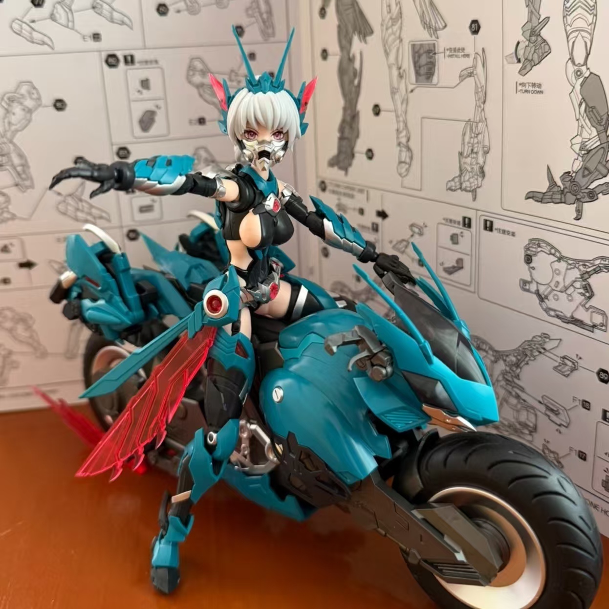 Model Kit Nuke Matrix - Kit Rakitan Mecha Girl Dual Body