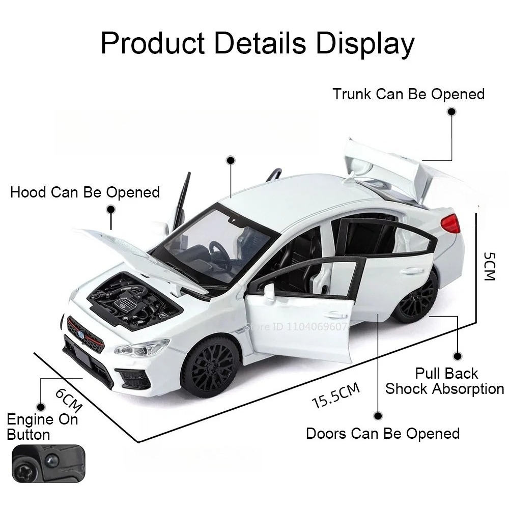 Mobil Mainan Model WRX STI AE8 - Model Kit Ae86 ulasan dan harga