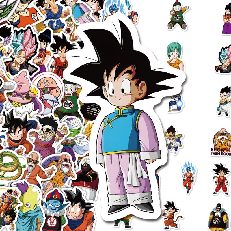 60 Buah Stiker Anime Dragon Ba - Model Kit Dragon Ball ulasan dan harga