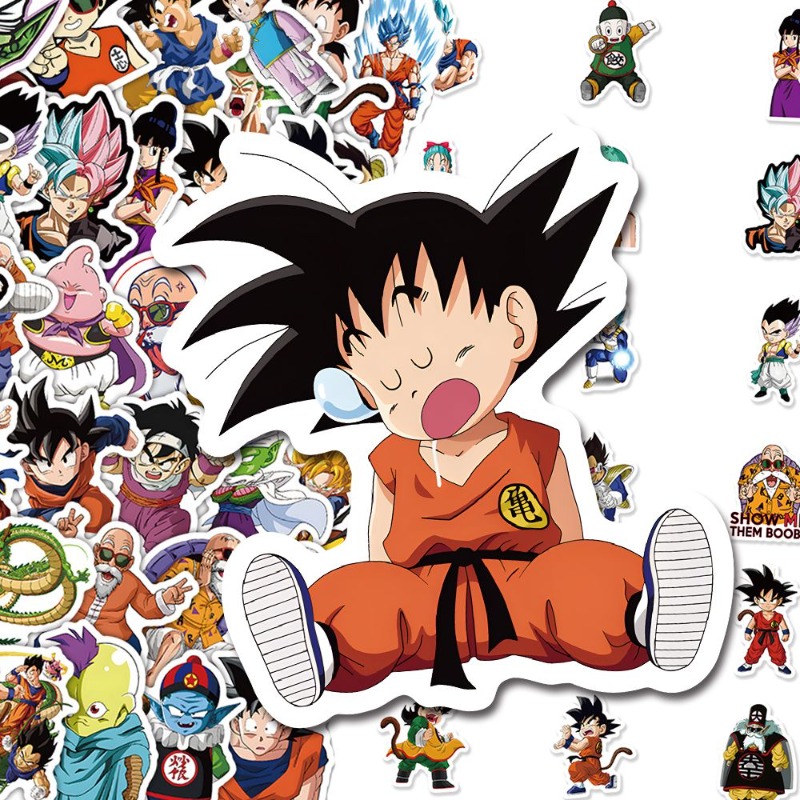 60 Buah Stiker Anime Dragon Ba - Model Kit Dragon Ball ulasan dan harga