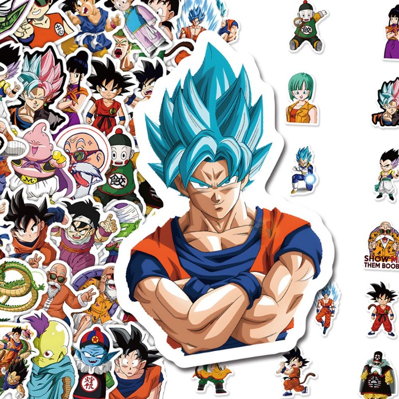 60 Buah Stiker Anime Dragon Ba - Model Kit Dragon Ball ulasan dan harga