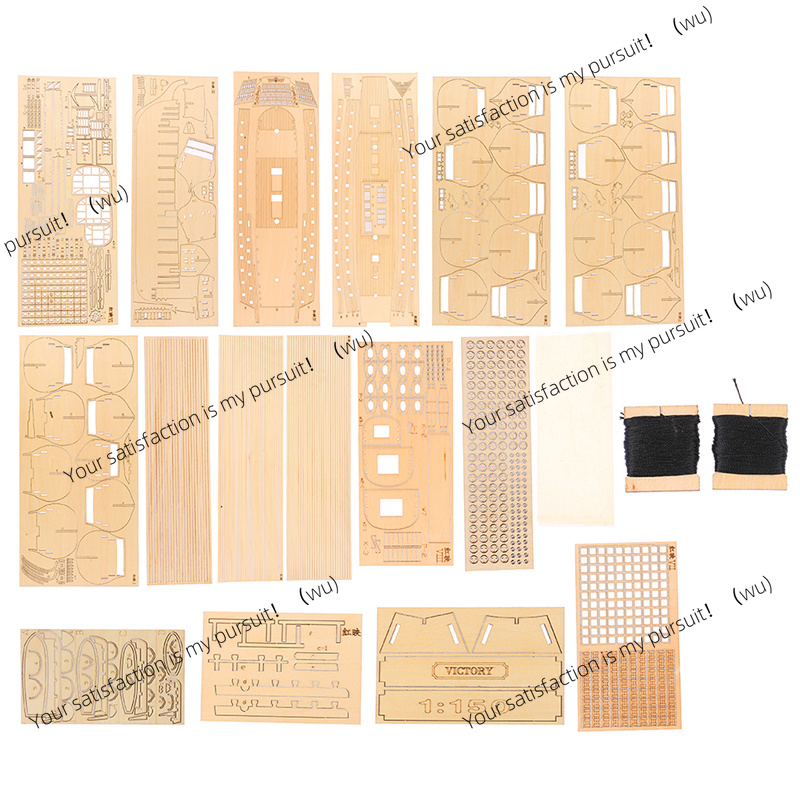 1Set 1:150 Kit Model Kapal Lay - Model Kit Hms Victory ulasan dan harga