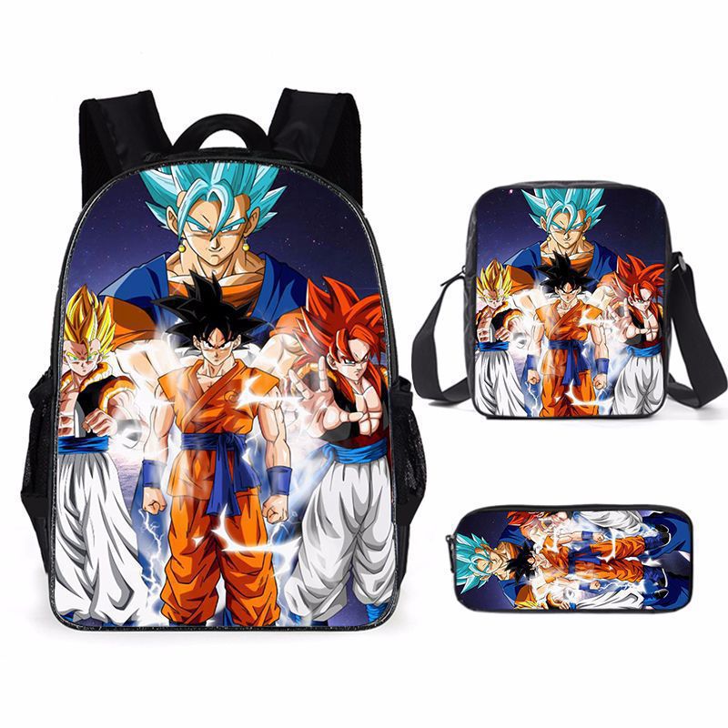 Set Ransel Cetak Kartun Saiyan - Model Kit Dragon Ball ulasan dan harga