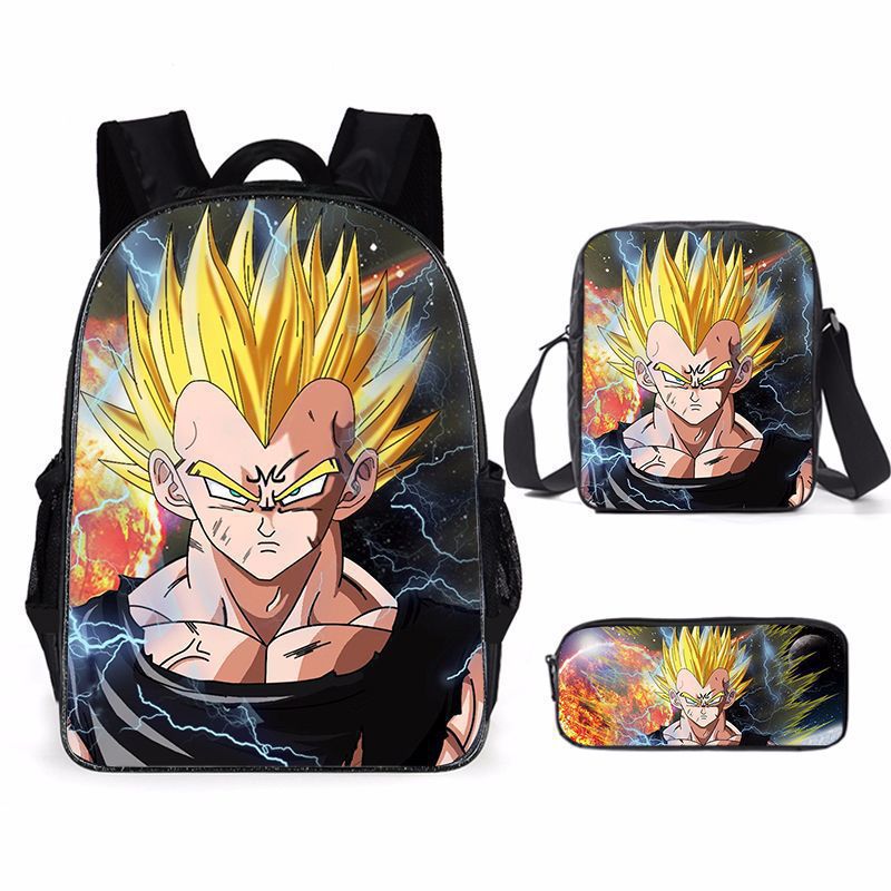 Set Ransel Cetak Kartun Saiyan - Model Kit Dragon Ball ulasan dan harga