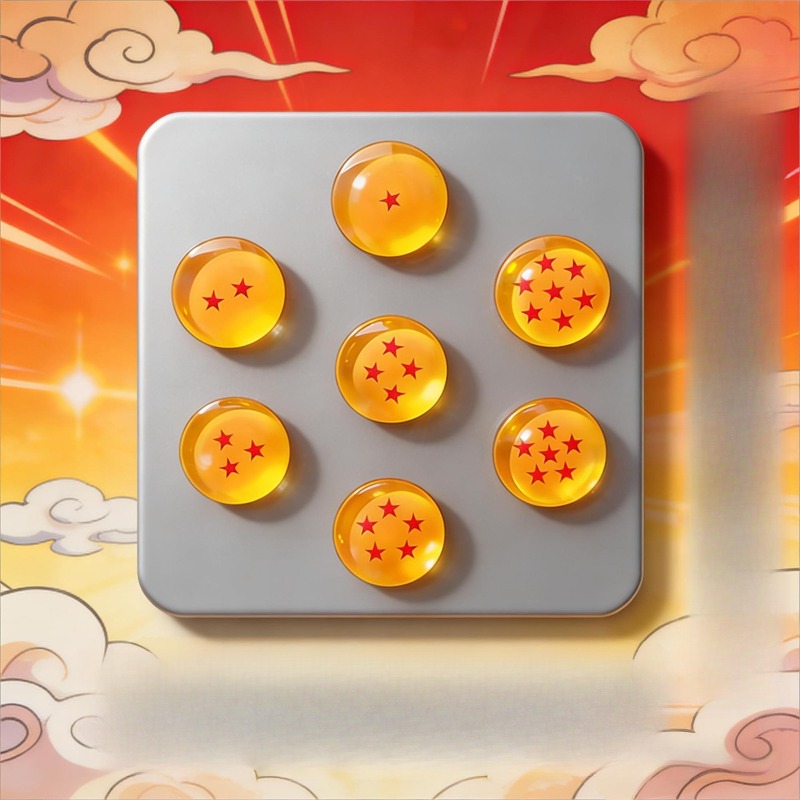7 Buah Set Magnet Bola Kristal - Model Kit Dragon Ball ulasan dan harga
