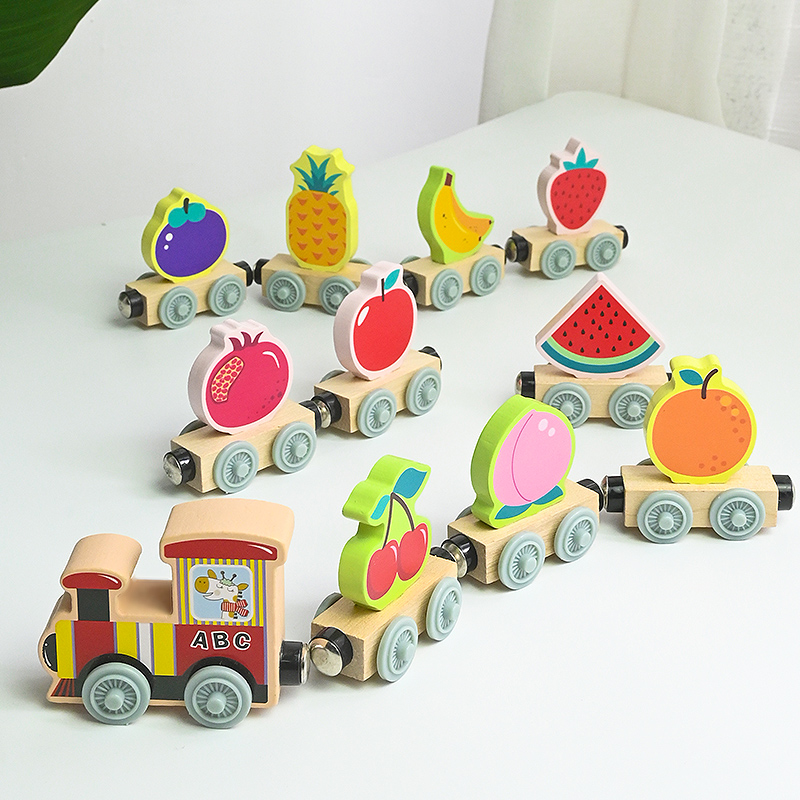 Mainan kereta kecil bahan kayu - Model Kit Train ulasan dan harga