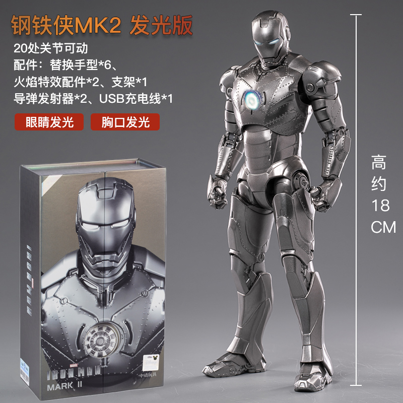 Original mainan Avengers ZD ve - Model Kit Iron Man Mark 50 ulasan dan harga