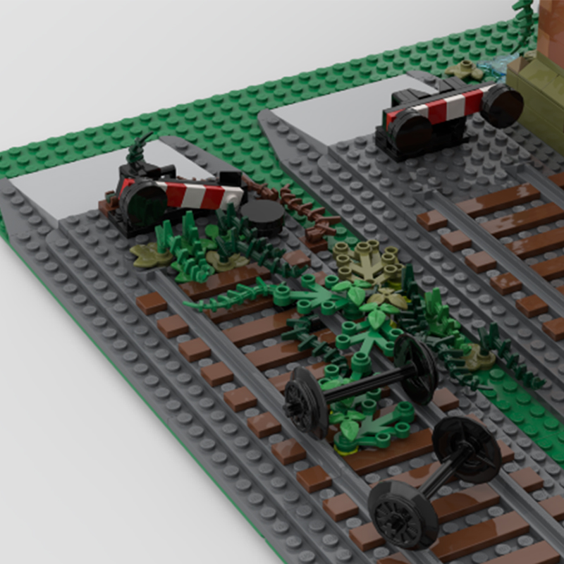 MOC Model Arsitektur Gudang Ke - Model Kit Train ulasan dan harga