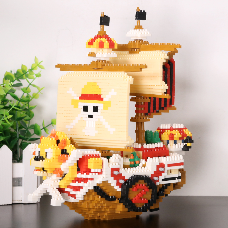 Blok Bangunan One Piece Seri L - Model Kit One Piece Ship ulasan dan harga