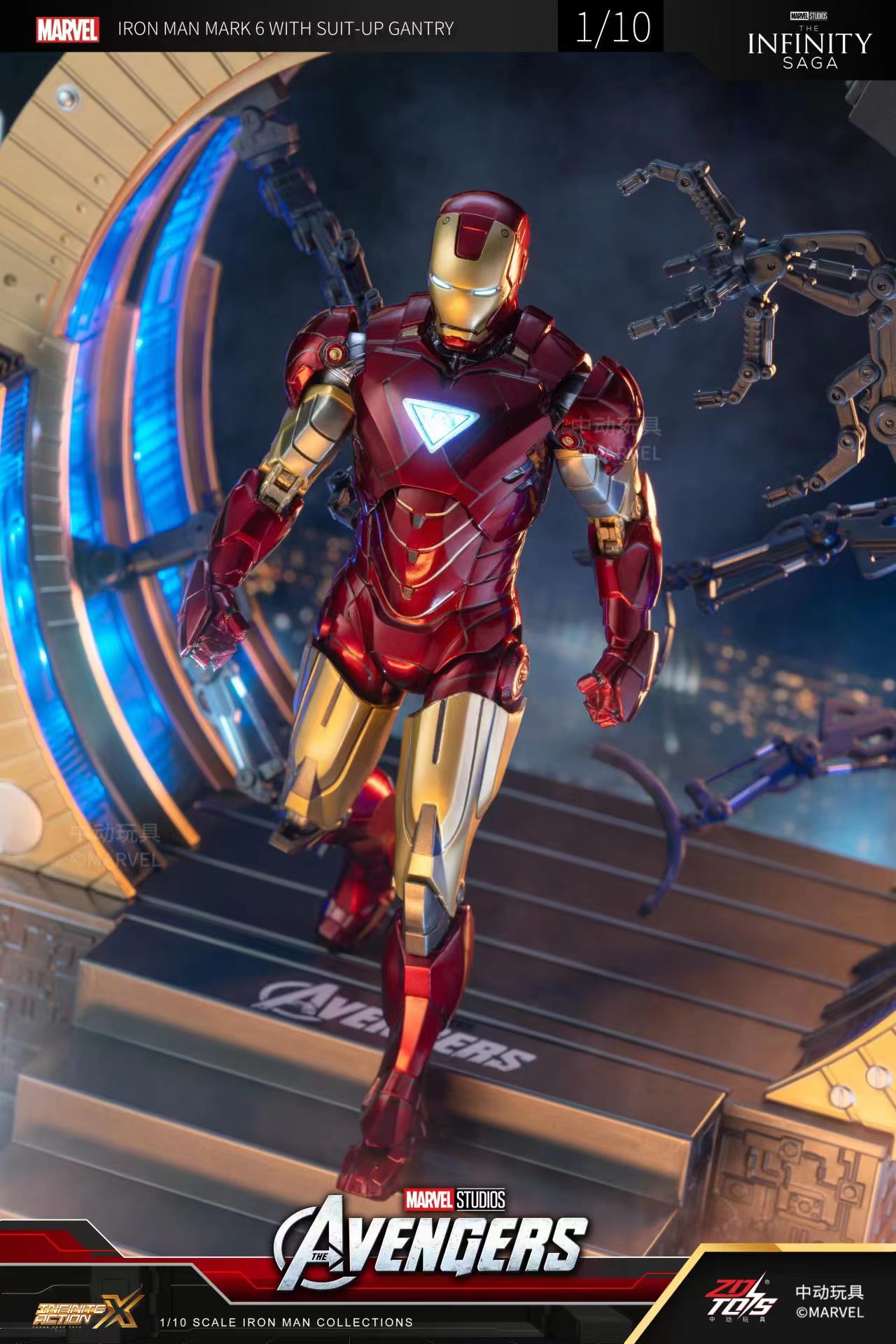 Mainan ZD Iron Man asli dengan - Model Kit Iron Man Mark 50 ulasan dan harga