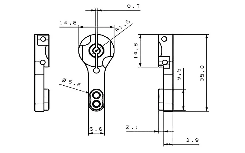 NEEBRC 25T RC Servo Horn Alumi - Model Kit Frame ulasan dan harga